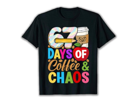 67 Days of Coffee Chaos: A T-Shirt Design for Caffeine Fans
