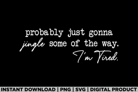 Christmas Jingle Graphics for T-Shirt Designs