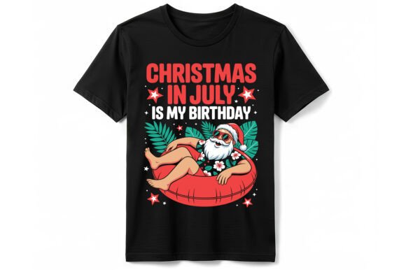 Christmas July Birthday T-Shirt: A Unique Graphic for T-Shirts