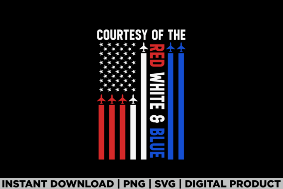 Courtesy of the Red White and Blue USA: A Versatile T-Shirt Design