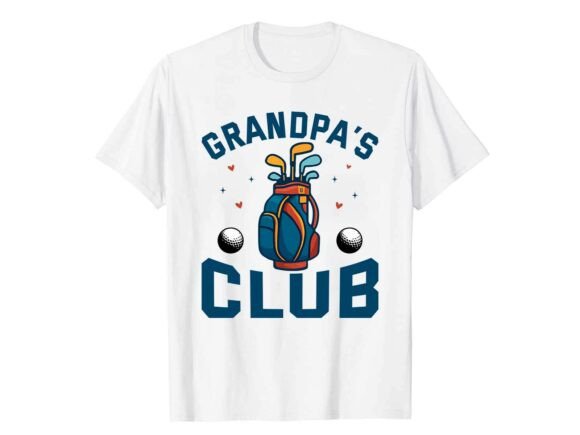 Grandpa’s Golf Club Gift Funny T-Shirt