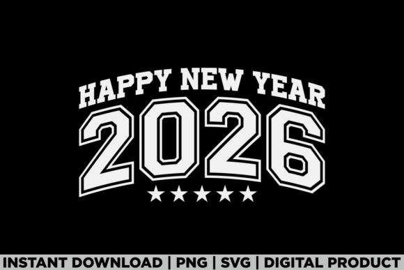 Happy New Year 2026: A Trendy T-Shirt Design