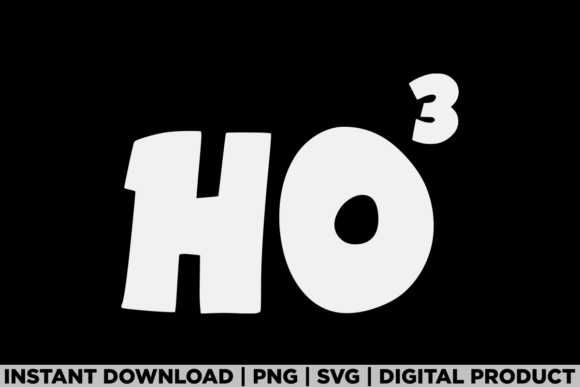 Ho Ho Ho Cubed: A Fun T-Shirt Design for Christmas