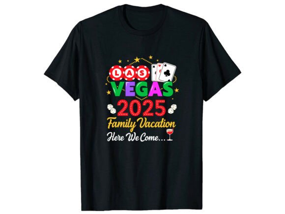 Las Vegas 2025 Vacation Family T-Shirt