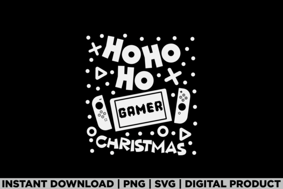 Merry Christmas Gamer Ho Ho Ho: A Trendy T-Shirt Design