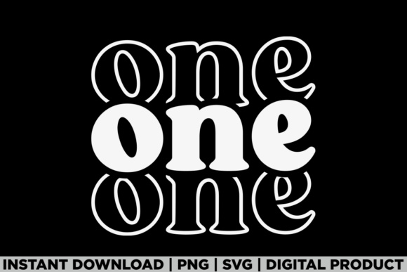 One Birthday First Birthday: A Versatile Graphics and T-Shirt Design