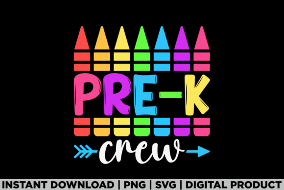 PreK Crew Teacher Team: Perfect for T-Shirt Designs