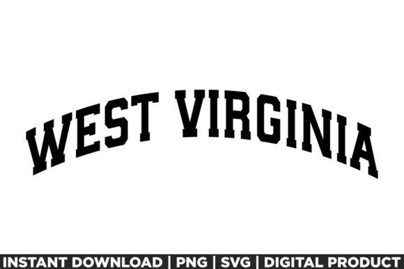 West Virginia USA City Shirt SVG PNG for T-Shirt Designs