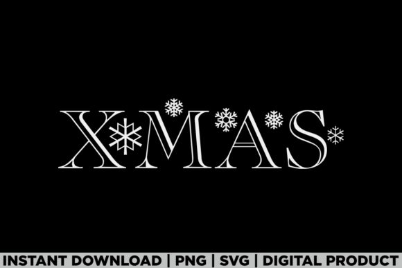 XMAS Holiday Christmas Snowflakes Tee: A Perfect Graphic for T-Shirt Designs