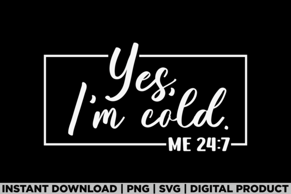 Yes, I'm Cold: A Charming Winter Embroidery Design